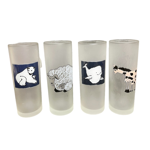 Dartington Dining Set Of 4 Dartington Design 7 Tall Animal Designs